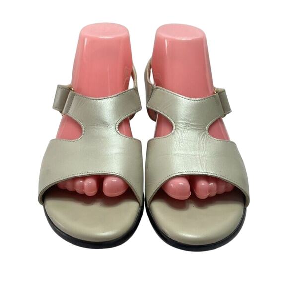 SAS Sandals Womens Size 9.5 M Perl Suntimer Tripad Comfort Slingback Hoop & Loop - Picture 2 of 15